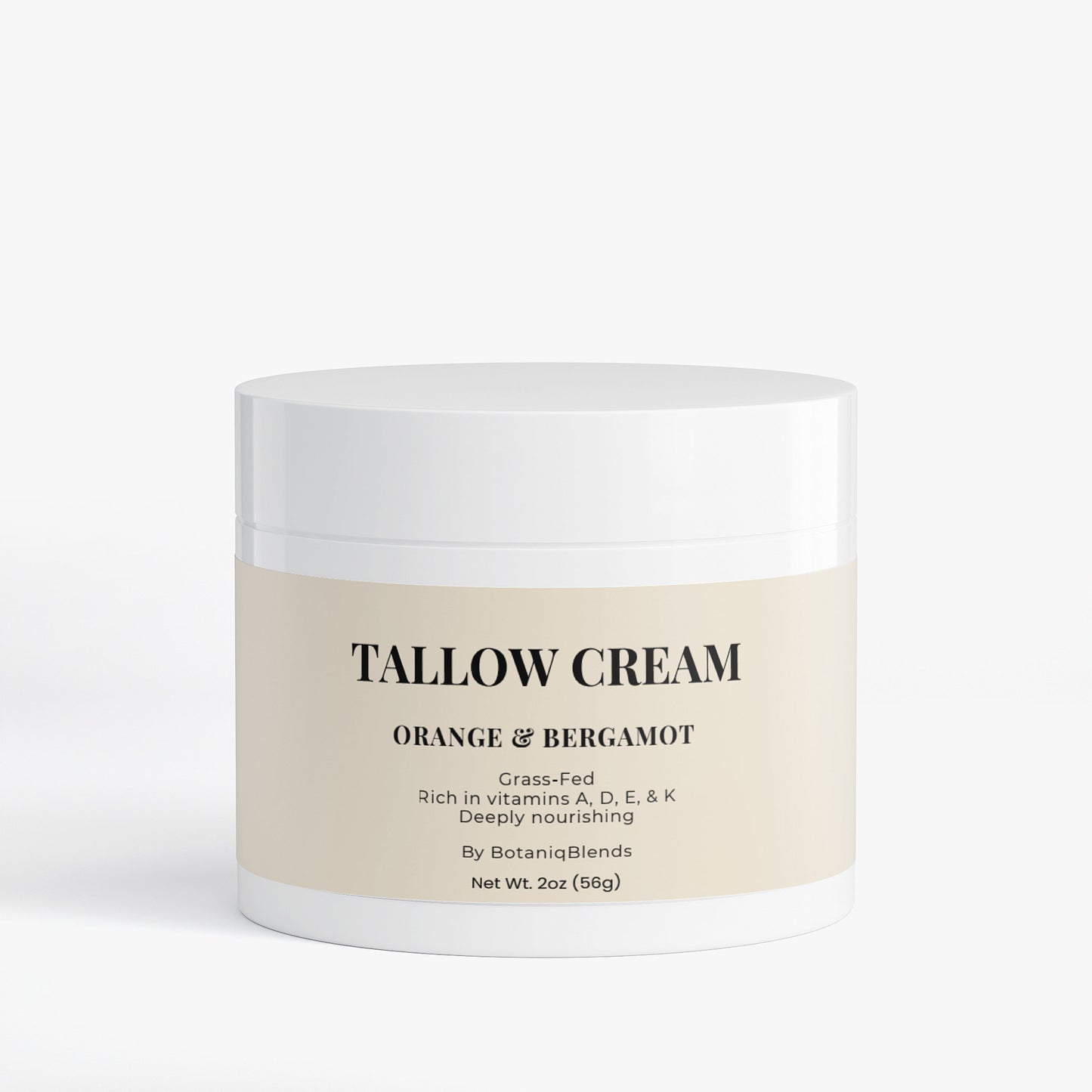 Tallow Cream Orange & Bergamot