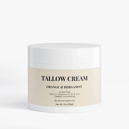 Tallow Cream Orange & Bergamot