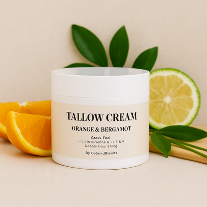 Tallow Cream Orange & Bergamot