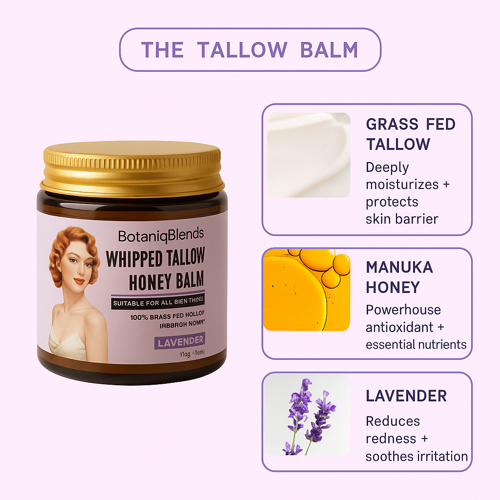 Tallow Cream Honey Balm